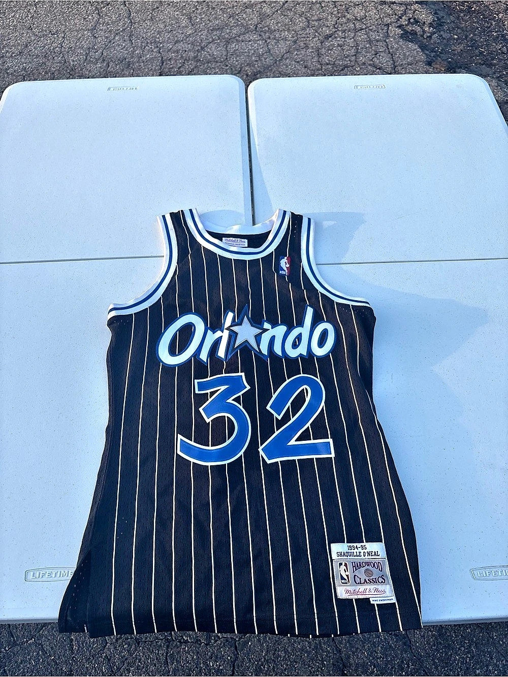 Mitchell & Ness Shaquille O'Neal Orlando Magic 1994-95 Black Alternate Jersey